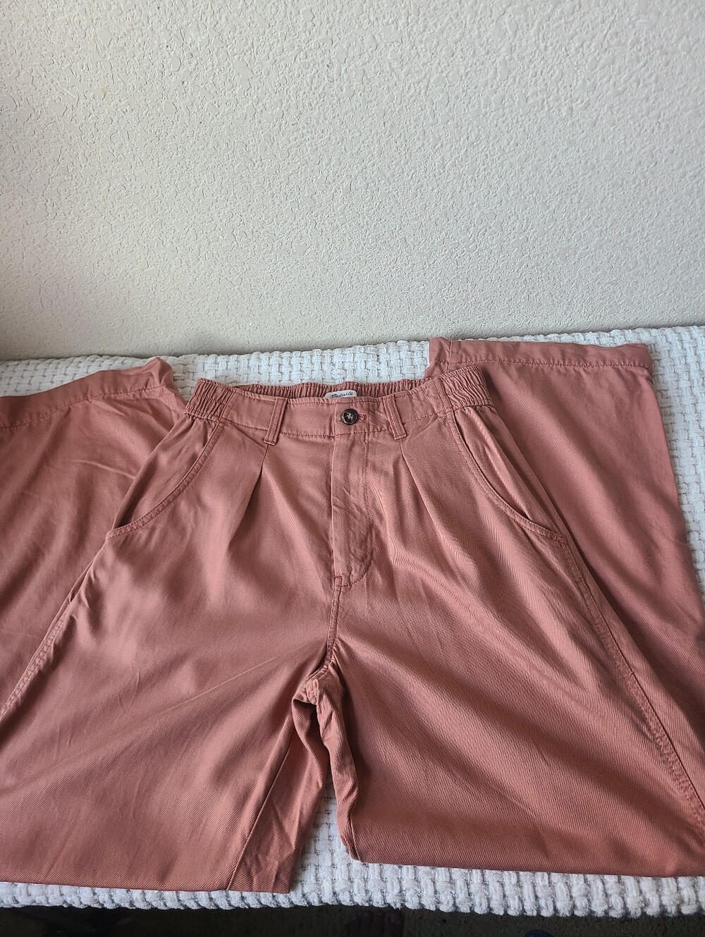Madewell The Neale Straight-Leg Pant in Drapeweave Women's Size 4 - Picture 6 of 15